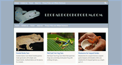 Desktop Screenshot of leopardgeckoforum.com